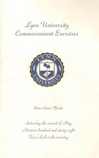 1998 Lynn University Commencement