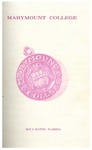 1969-1970 & 1970-1971 Marymount College Catalogs