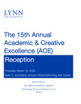2023 Academic & Creative Excellence Reception Program by Lynn University