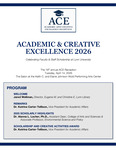 2026 Academic & Creative Excellence Reception Program by Lynn University