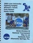 2005 Lynn University Women's Tennis Post-Season Media Guide