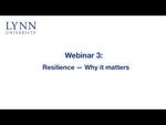 Webinar 3: Resilience by Lynn University