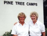 Helen L. Ross and Sue Merrill - Founders of Pine Tree Camps by Lynn University Archives