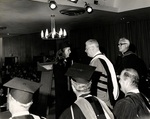 1971 Marymount Commencement: Father Fagan & Milton Lewis by Lynn University