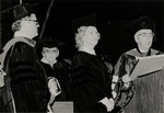 1981 College of Boca Raton Commencement: Gerald Carville Edith Whitlock Marylou Whitney and Don Ross by Lynn University