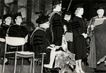 1981 College of Boca Raton Commencement: Don Ross presents honorary doctorate to Marylou Whitney by Lynn University
