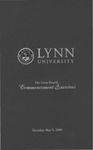 2009 Lynn University Commencement Program - Undergraduate Day Students