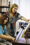 Lisa Leonard teaching a student by Lisa Leonard and Anastasiya Timofeeva