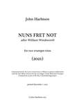 Nuns Fret Not after William Wordsworth for Two Trumpet Trios by John Harbison