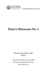 2011-2012 Dean's Showcase No. 1