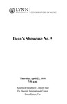 2009-2010 Dean's Showcase No. 5