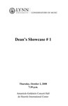 2008-2009 Dean's Showcase No. 1