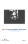 John Oliveira String Competition 2017 - Winner's Recital