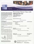 2007-2008 Master Class - Michael Werner (Percussion) by Michael Werner, Chris Tusa, Piero Guimaraes, Anthony Pastore, and Joel Biedrzycki