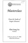 1999-2000 Master Class - Cho-Liang Lin (Violin)