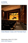 2023-2024 Master Class - Pamela Ryan (Viola) by Pamela Ryan, Lauren Swartz, Sheng Yuan Kuan, Jeremy Jefferson, Nia Morgan, and Samuel Dionisio