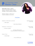 2026-2027 Master Class - Michelle Cann (Piano)