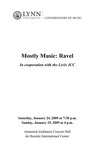2008-2009 Mostly Music: Ravel