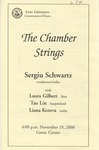 2000-2001 The Chamber Strings by Sergiu Schwartz, Laura Gilbert, Tao Lin, and Liana Koteva