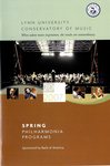 2006-2007 Philharmonia Season Program Spring by Lynn University Philharmonia, Albert George Schram, Lisa Leonard, Marc Reese, and Piero Alves Guimaraes