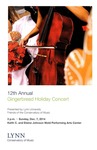 2014-2015 Gingerbread Holiday Concert by Lynn University Philharmonia, Guillermo Figueroa, and Seanna Pereira