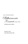 2011-2012 Philharmonia in Concert at Boca West by Lynn University Philharmonia, Jon Robertson, and Chun Yu Tsai