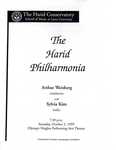 1999-2000 The Harid Philharmonia by Lynn University Philharmonia, Arthur Weisberg, and Sylvia Kim
