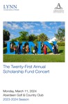2023-2024 The Twenty-First Annual Scholarship Fund Concert at Aberdeen Golf & Country Club