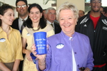 Founders Day 2006: Kathleen Clunan with cup by Lynn University