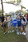 Founders Day 2024: Lance with students by Lynn University
