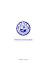 Honors Convocation Program: February 18, 2015