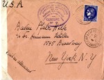 Envelope to Dr. Hermann Miller from the Gurs internment camp