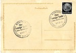 Postcard from Munchen with postal stamp, Der ewige Jude