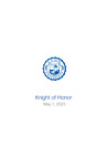 2023 Knight of Honor Award Program by Lynn University