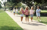Students Walk to Class by College of Boca Raton